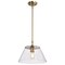 Nuvo Dover 1-Light Medium Pendant - Vintage Brass with Clear Glass 60/7413 - alternate 4